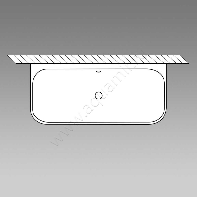 Ванна из минерального литья Duravit DuraSquare 180x80 700429000000000 в интерьере