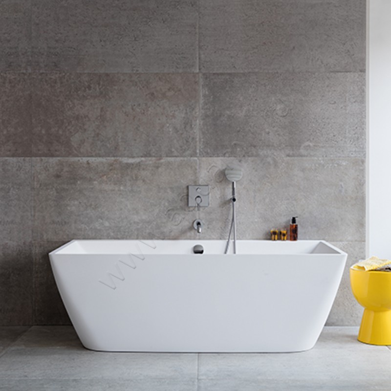 Ванна из минерального литья Duravit DuraSquare 180x80 700429000000000 в интерьере