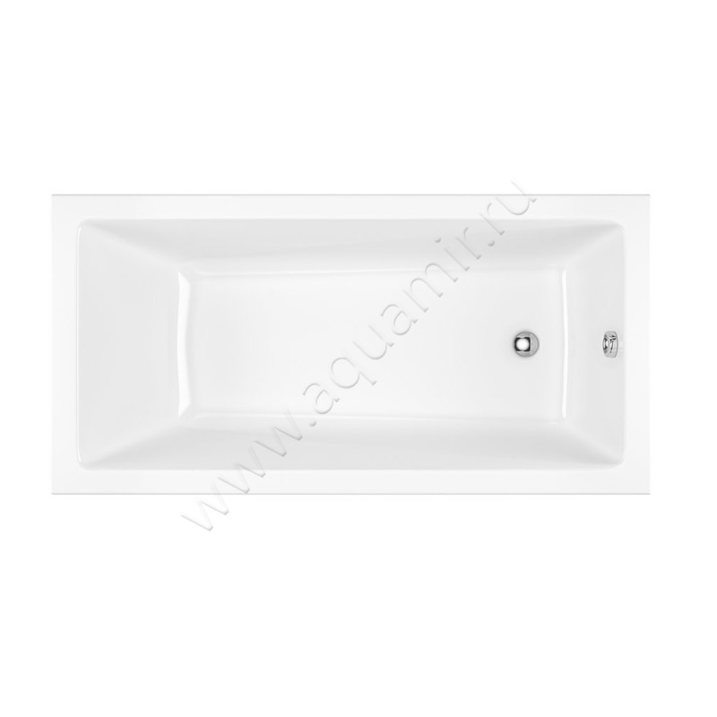 Акриловая ванна Whitecross Wave Slim 169.5x70 0111170070100 в интерьере