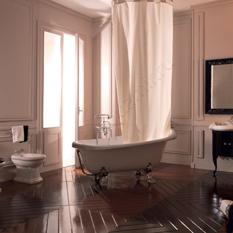 Ванна из литьевого мрамора Kerasan Retro 170x77 105501 в интерьере