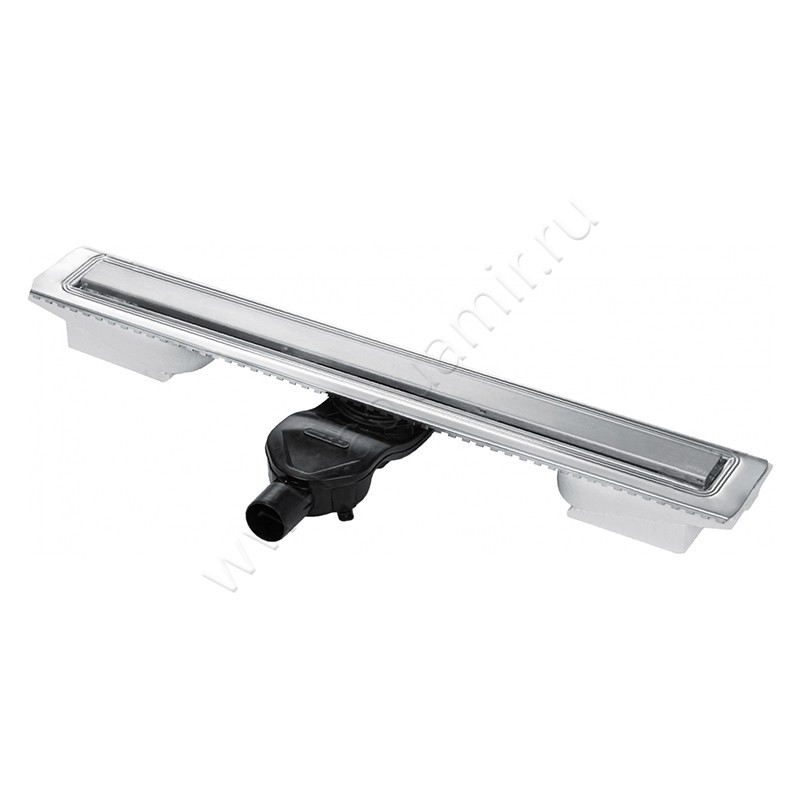 Душевой лоток с решеткой Berges Wasserhaus C1 Norma 60 см 090137 в интерьере