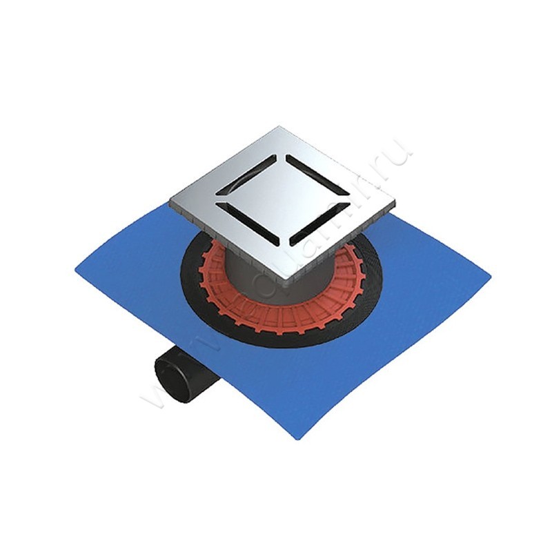 Душевой трап Berges Wasserhaus Zentrum Norma 090362 в интерьере