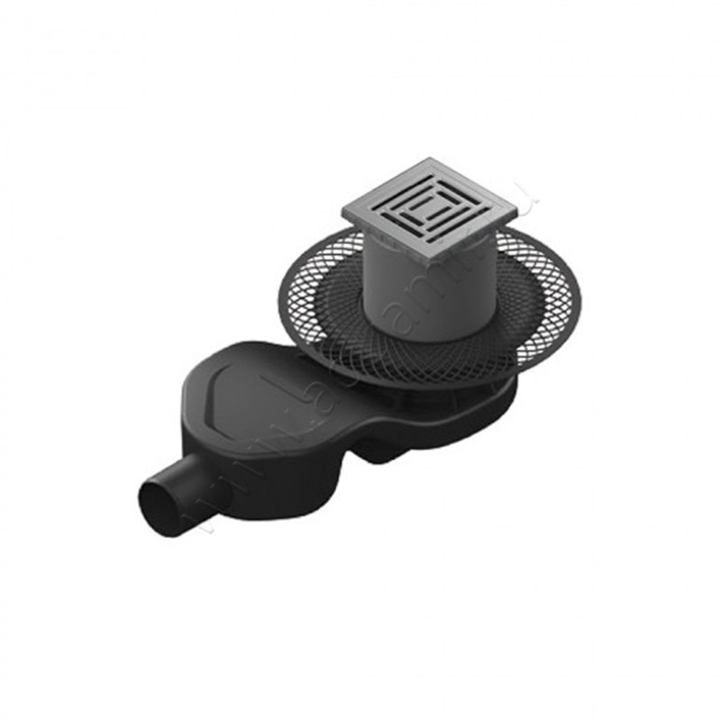 Душевой трап Berges Wasserhaus Platz Uno 090170 в интерьере