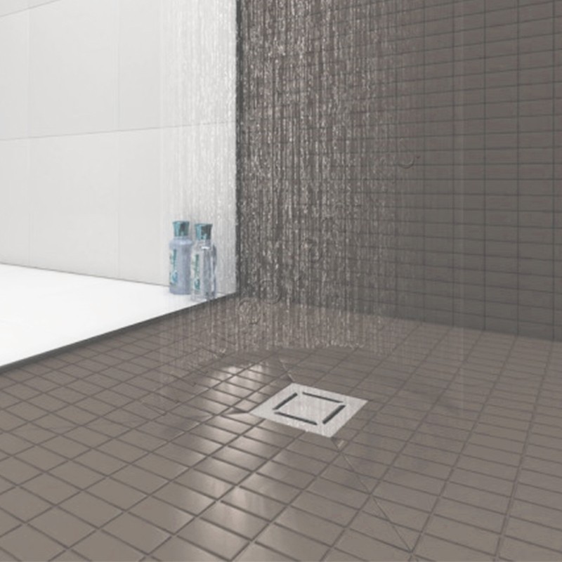 Трап душевой Berges Wasserhaus Platz Norma 090158 в интерьере