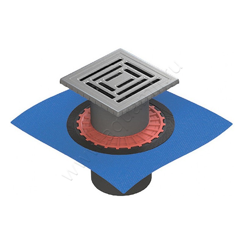 Трап душевой Berges Wasserhaus Zentrum Uno 090471 в интерьере