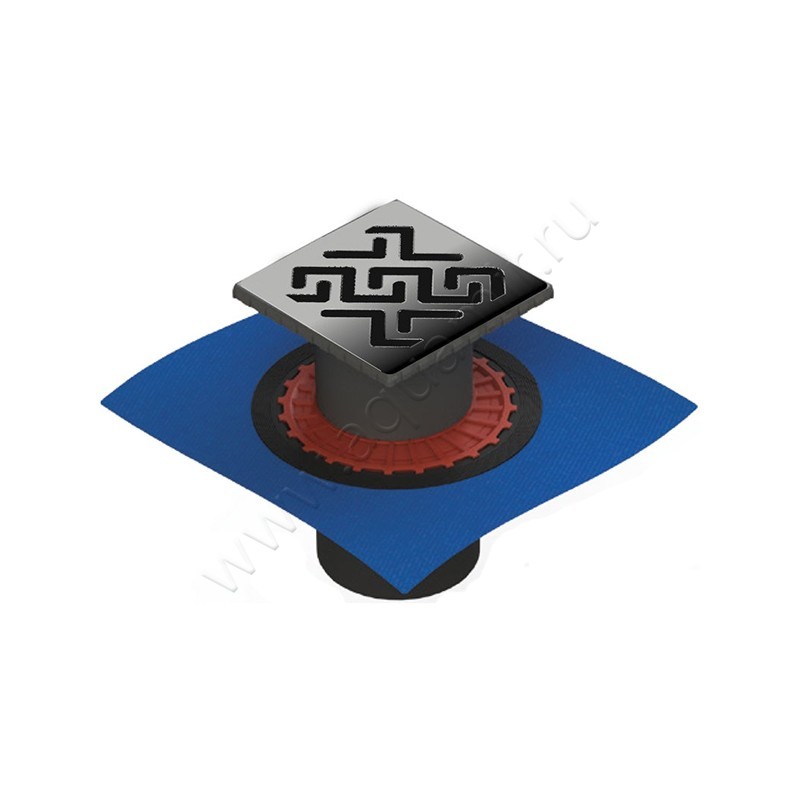 Трап душевой Berges Wasserhaus Zentrum Antik 090465 в интерьере