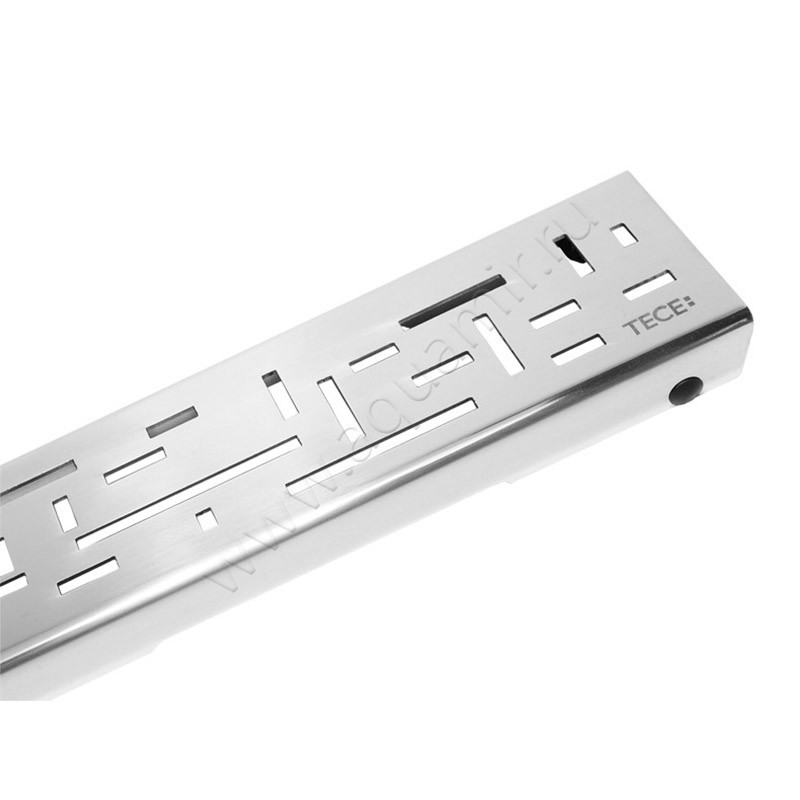 Решетка для слива TECE Drainline “lines” 120 см 601221 в интерьере