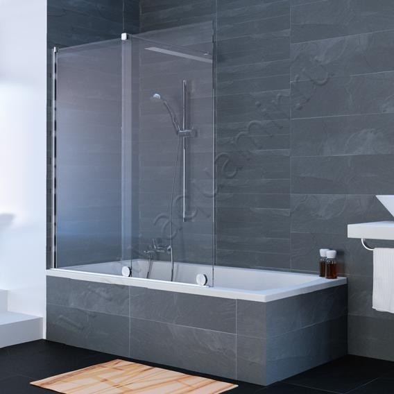 Шторка на ванну Huppe Xtensa pure XT0601069321 в интерьере