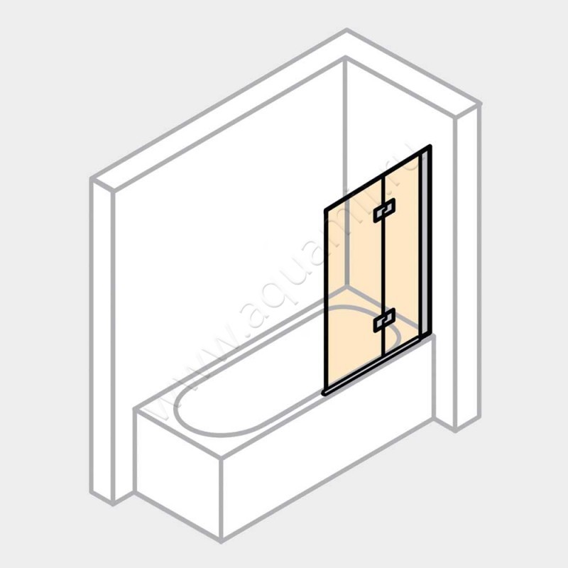 Шторка на ванну Huppe Design pure 8P2402092375 в интерьере