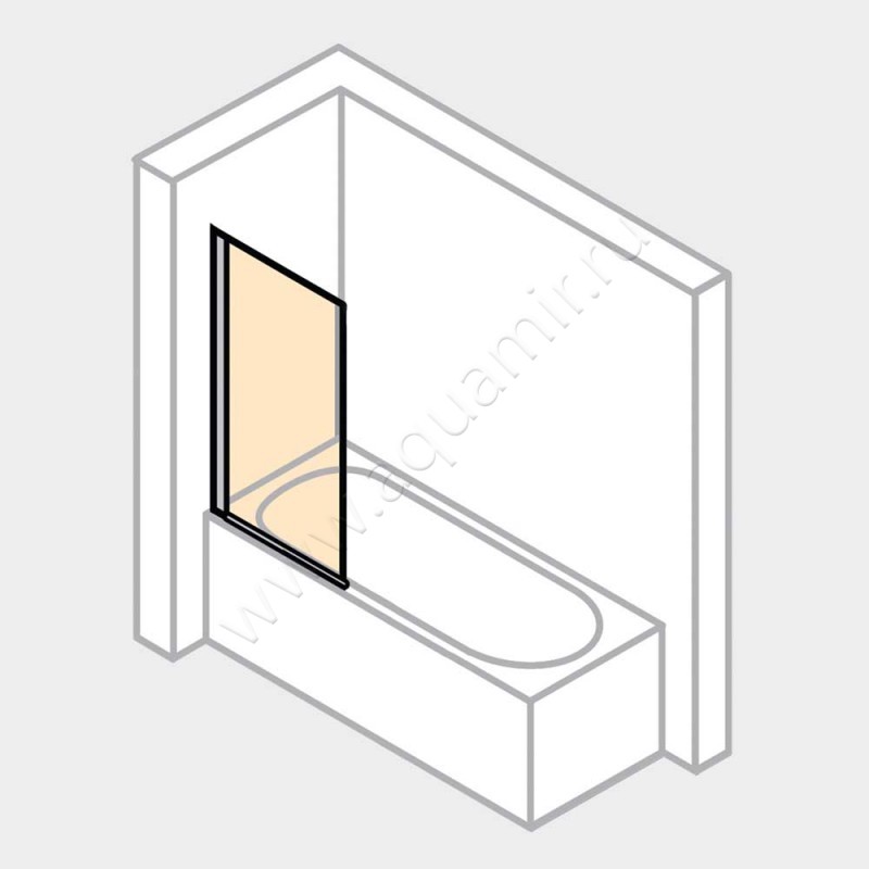 Шторка на ванну Huppe Design elegance 8E1901092375 в интерьере