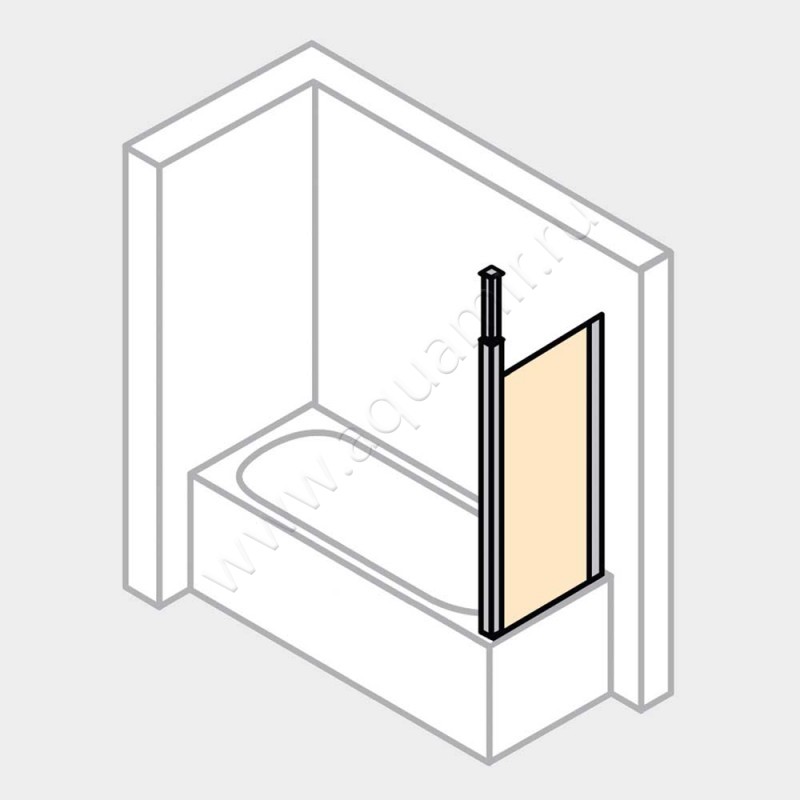 Фиксированный элемент Huppe Design pure 8P6802087373 в интерьере