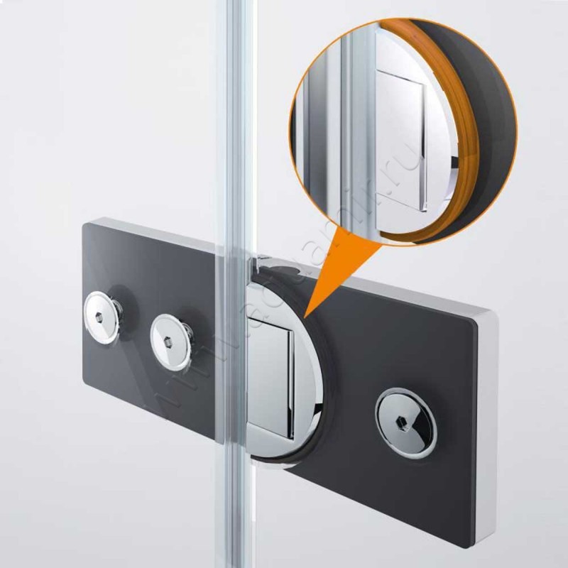 Шторка на ванну Huppe Solva pure SR2180092375 в интерьере