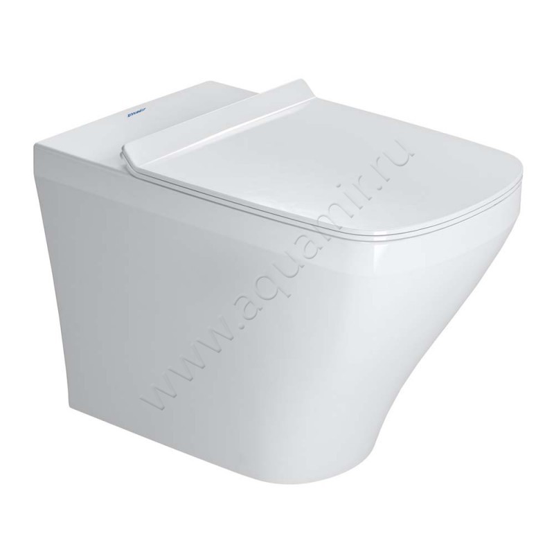 Унитаз приставной Duravit DURASTYLE 57 см, безободковый, белый, с покрытием hygieneglaze 2150092000 в интерьере