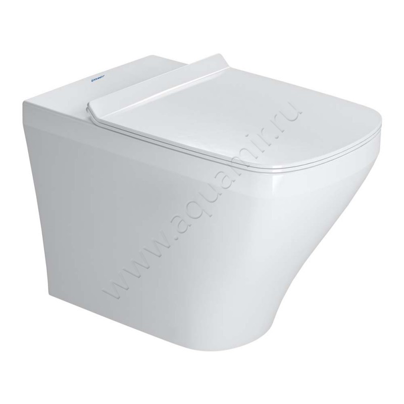Унитаз приставной Duravit DURASTYLE 57 см, безободковый, белый, с покрытием wondergliss 21500900001 в интерьере