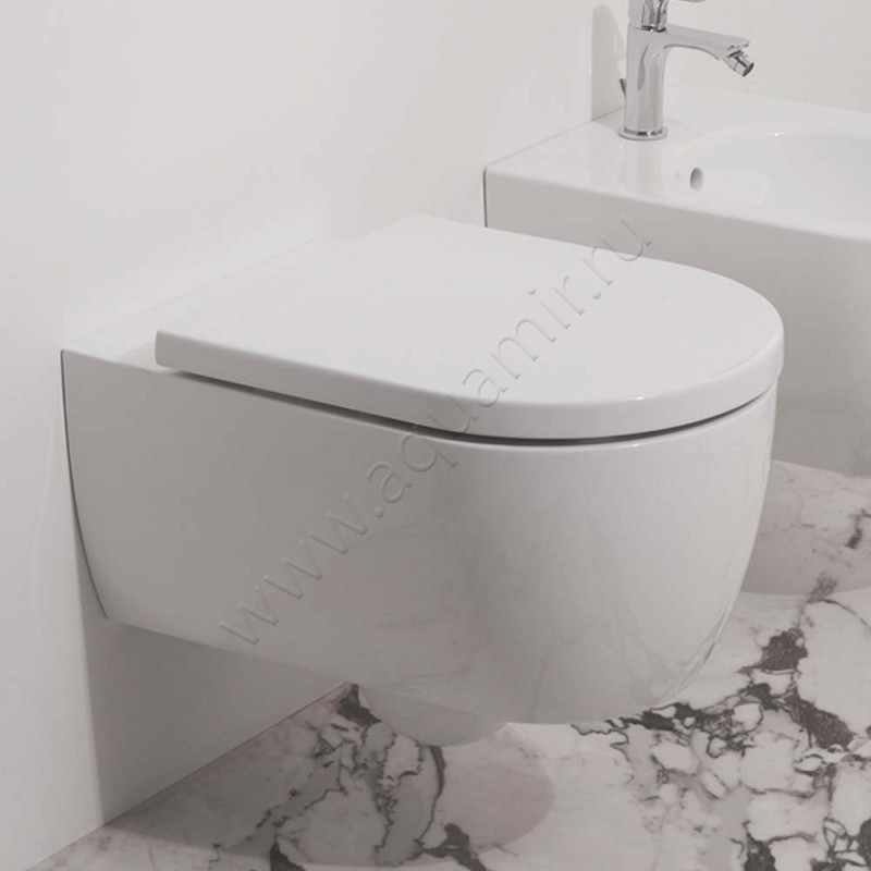 Унитаз подвесной Ideal Standard BLEND 54,5 см, белый T374901 в интерьере