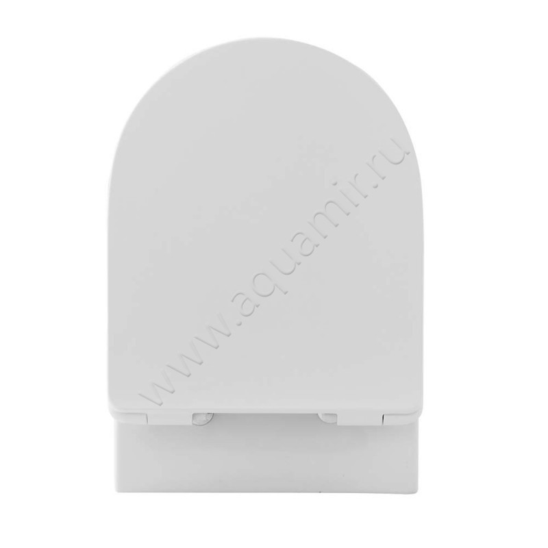 Унитаз приставной Scarabeo MOON 54,5 см, белый матовый 5522CL41 в интерьере