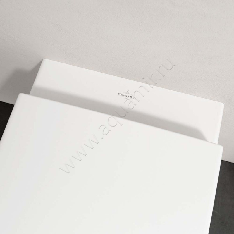 Унитаз подвесной Villeroy & Boch ARCHITECTURA 48 см, безободковый, белый 4687R0T2 в интерьере