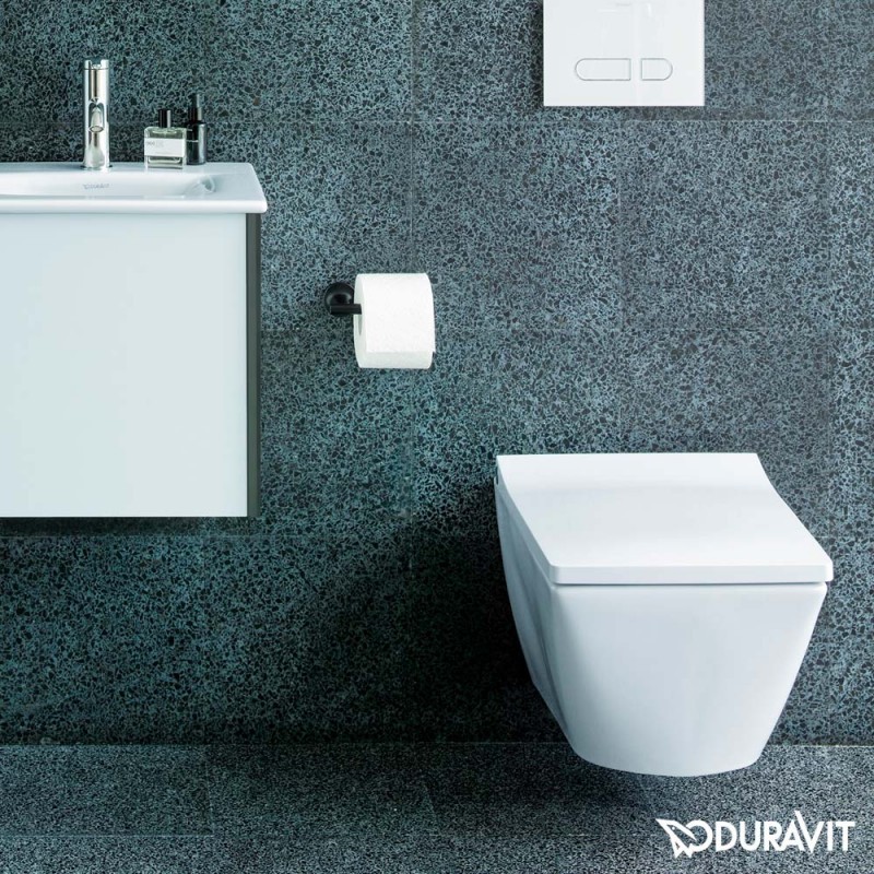 Унитаз подвесной Duravit VIU 57 см, белый, с покрытием hygieneglaze 2511092000 в интерьере