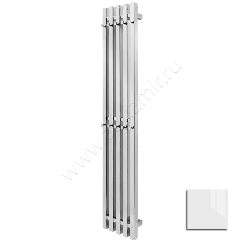 Полотенцесушитель электрический с крючками Grota CORSA белый CORSAEL2301500WHK в интерьере