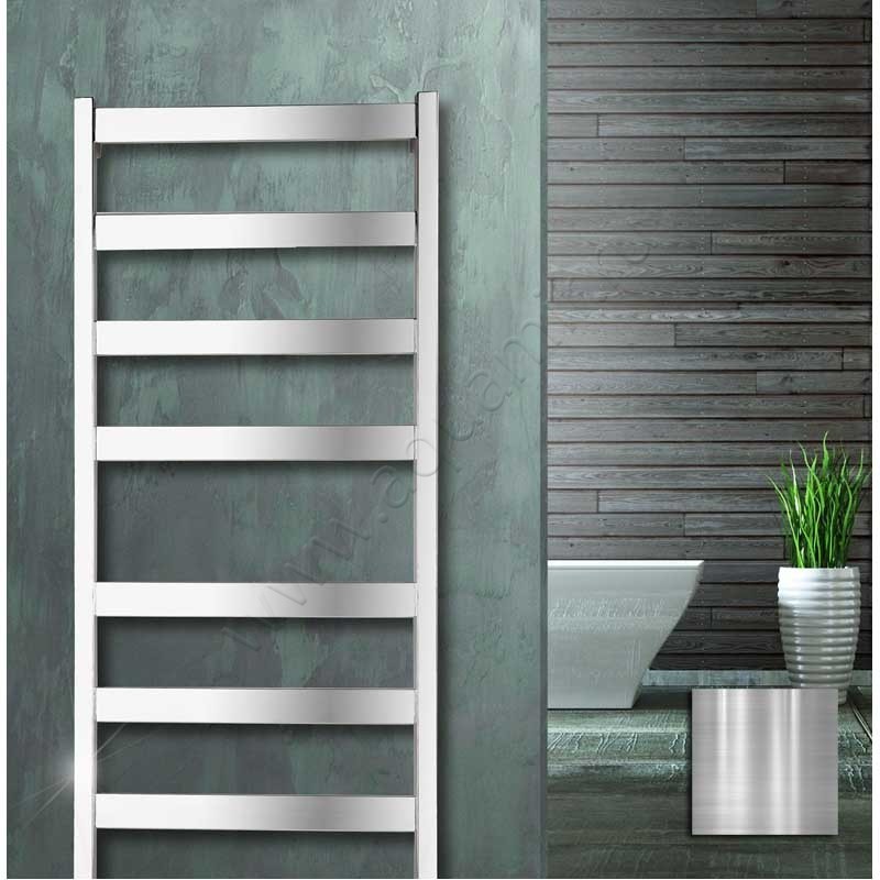 Электрический полотенцесушитель Grota BREZZA нержавеющая сталь BREZZAEL6301500CRM в интерьере