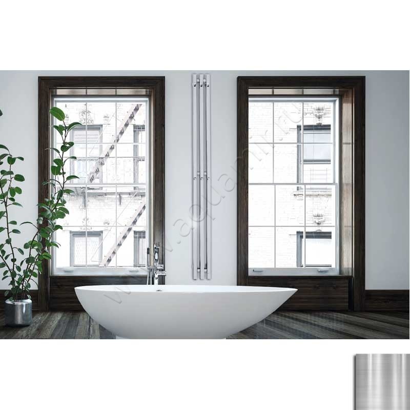 Электрический полотенцесушитель с крючками Grota CORSA нержавеющая сталь CORSAEL1801800CRMK в интерьере