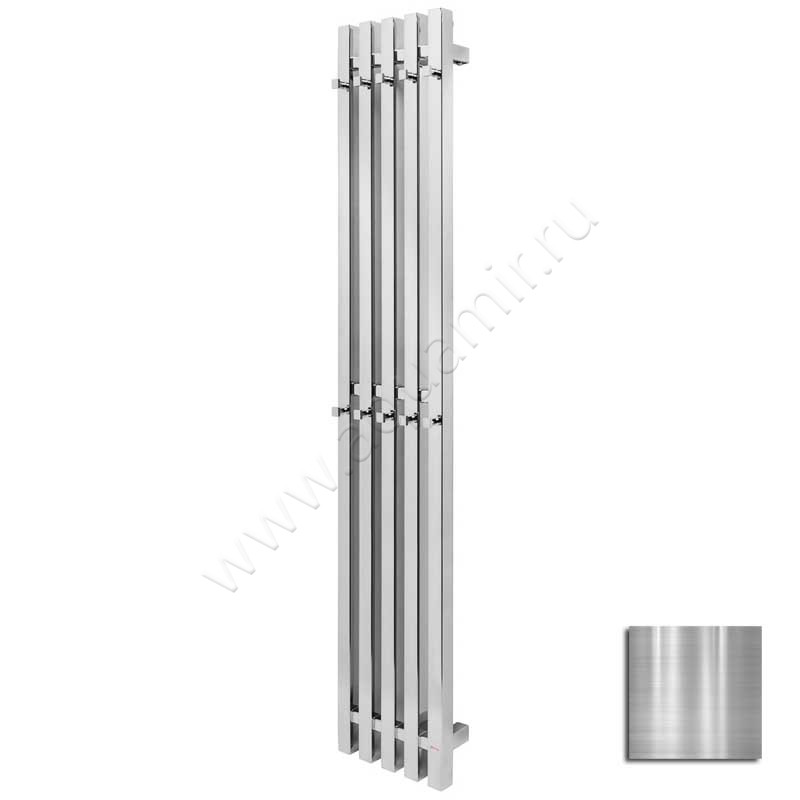 Электрический полотенцесушитель с крючками Grota CORSA нержавеющая сталь CORSAEL1801800CRMK в интерьере