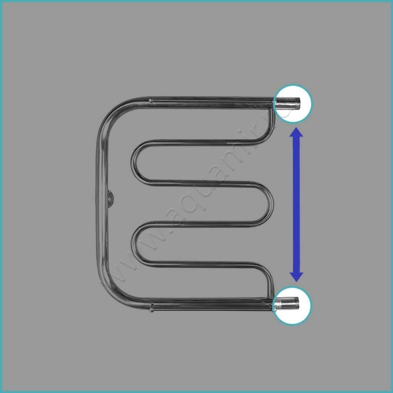 Полотенцесушитель водяной Energy VEGA VEGA530500CR в интерьере