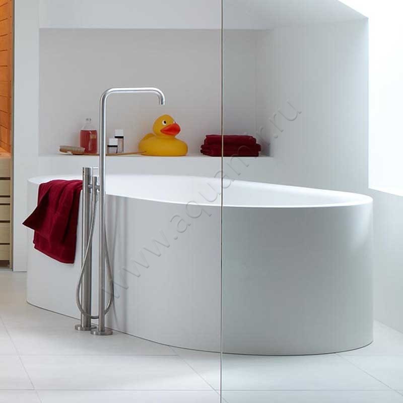 Ванна из минерального литья Mauersberger Teres 180 180x80 6018080501 в интерьере