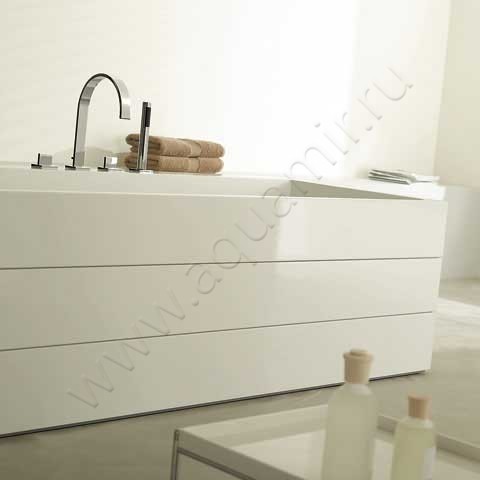 Ванна из минерального литья Burgbad Crono 180x80 MWAA180C0001 в интерьере