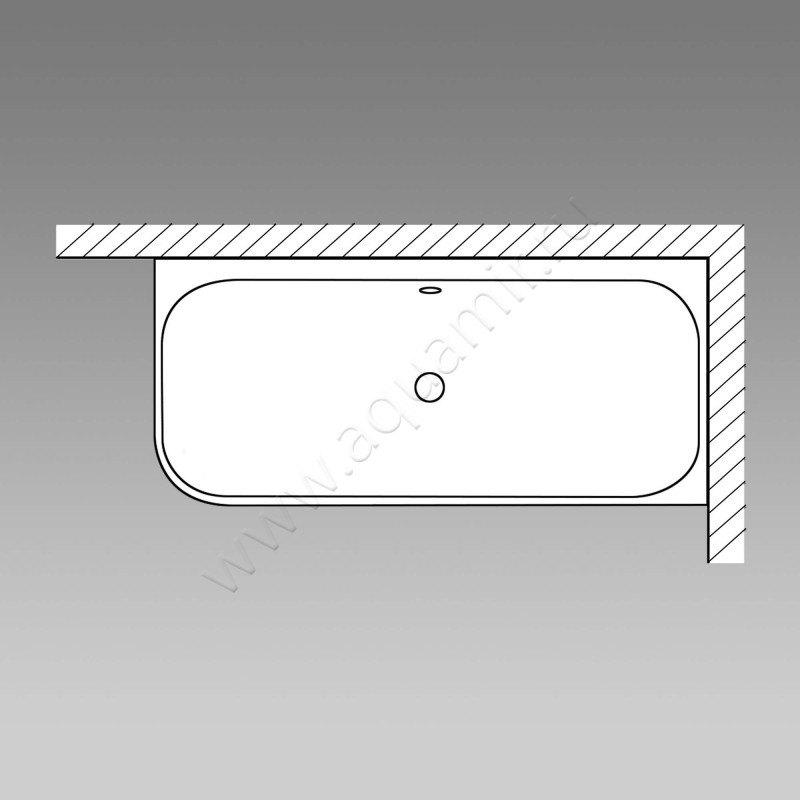 Ванна акриловая Geberit Renova 150x100 657340000 в интерьере