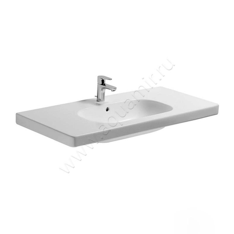 Раковина мебельная накладная Duravit D-Code 105 см 03421000002 в интерьере