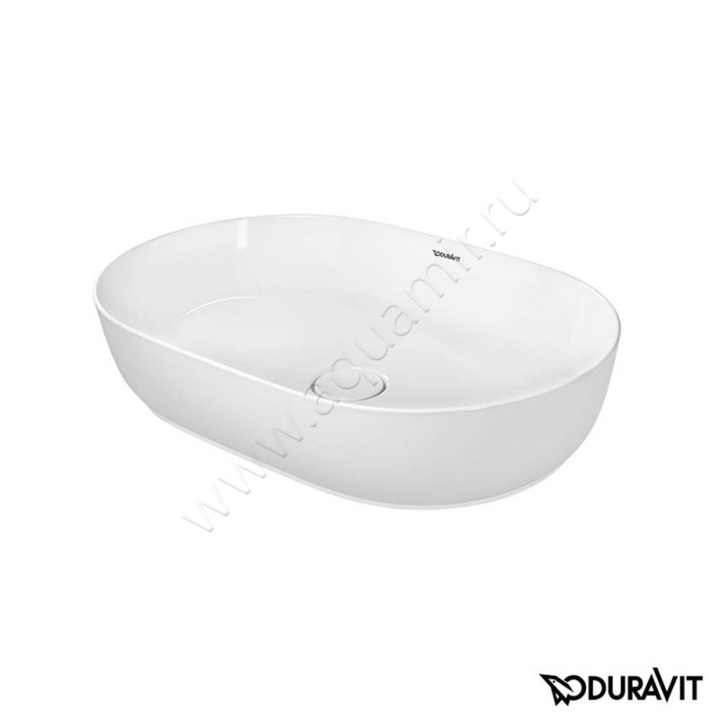 Раковина-чаша накладная Duravit Luv 60 см 0379602600 в интерьере