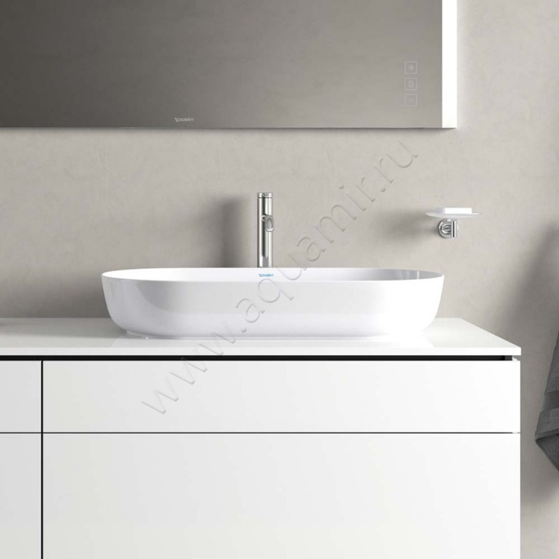 Раковина-чаша накладная Duravit Luv 80 см 0379800000 в интерьере