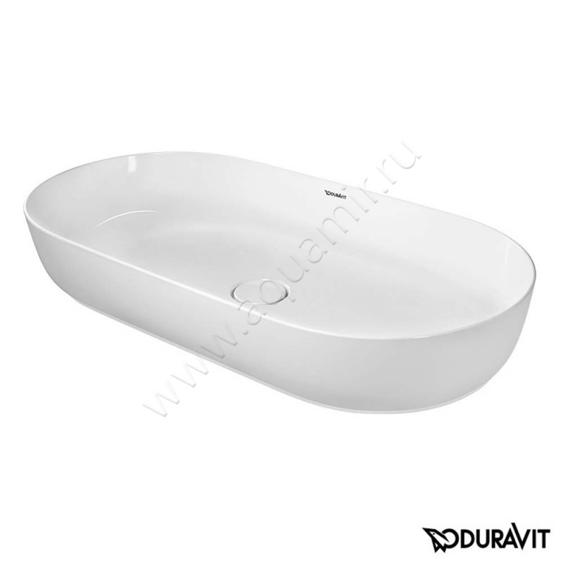 Раковина-чаша накладная Duravit Luv 80 см 0379802600 в интерьере
