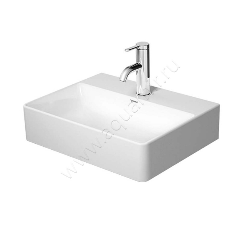 Рукомойник подвесной Duravit DuraSquare 45 см 07324500411 в интерьере