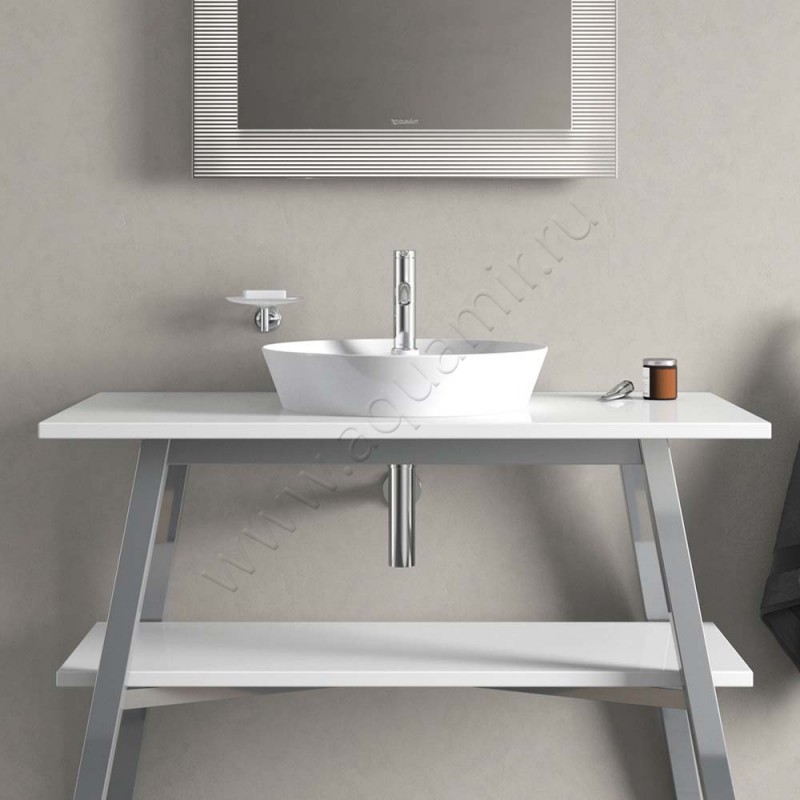 Раковина-чаша накладная с отверстием под смеситель Duravit Cape Cod 48 см 23284800001 в интерьере