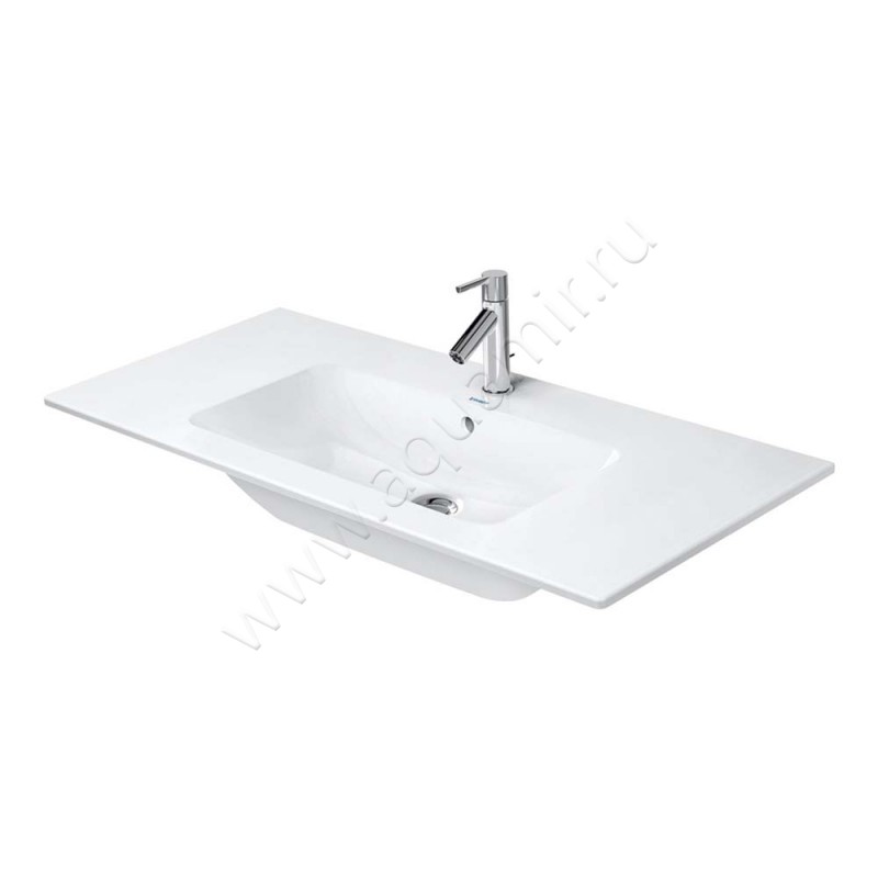 Раковина мебельная накладная Duravit ME by Starck 103 см 23361000001 в интерьере