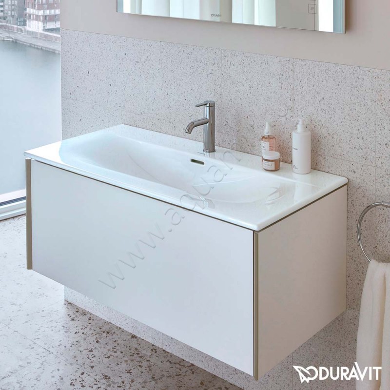 Раковина мебельная накладная Duravit Viu 103 см 2344100000 в интерьере