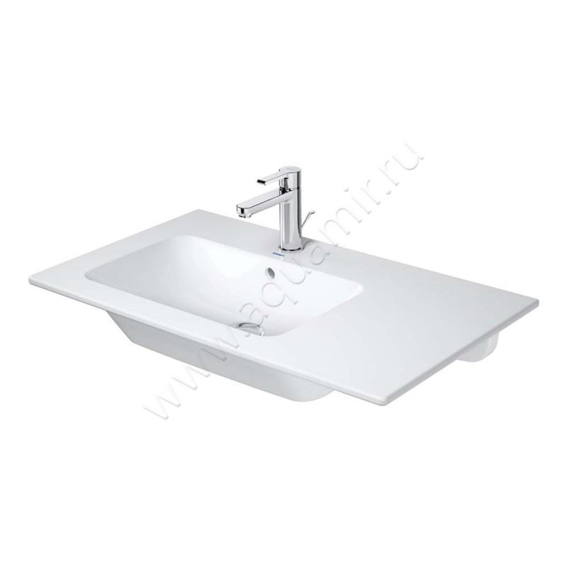 Раковина мебельная накладная Duravit ME by Starck 83 см 23458332001 в интерьере