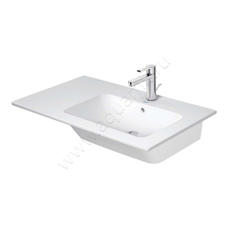 Раковина мебельная накладная Duravit ME by Starck 83 см 2346830000 в интерьере