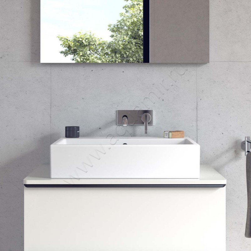 Раковина-чаша накладная Duravit Vero Air 60 см 2350600028 в интерьере