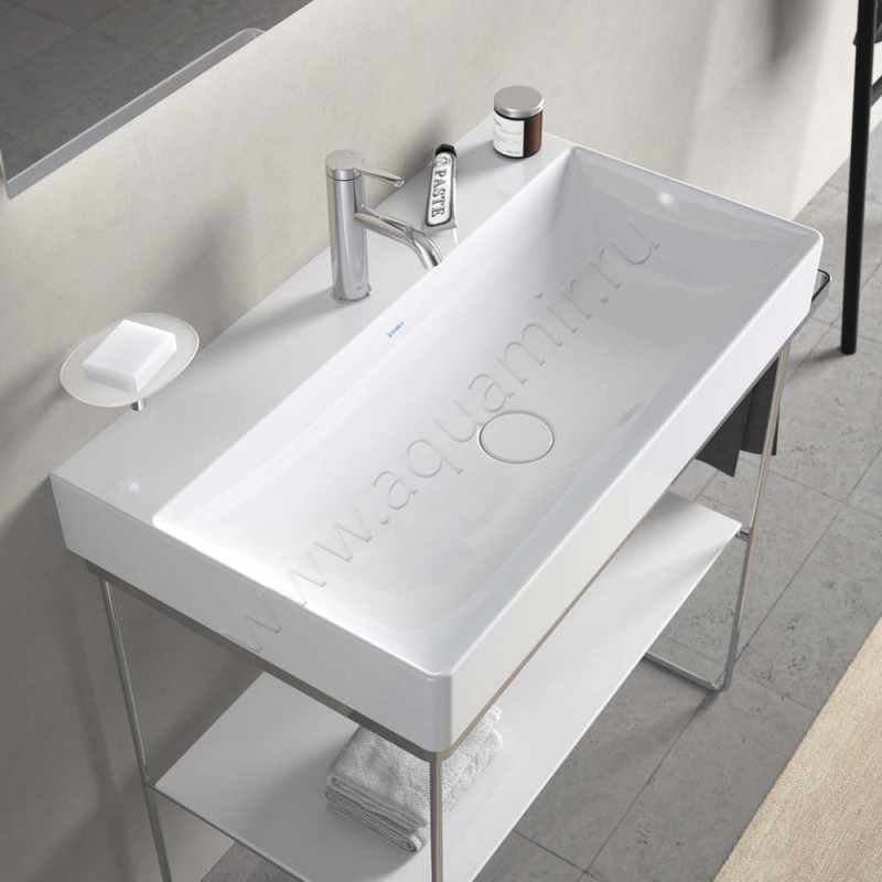 Раковина подвесная Duravit DuraSquare 80 см 23538000411 в интерьере