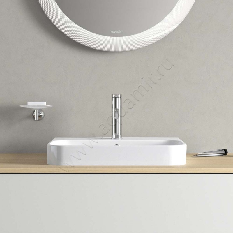 Раковина встраиваемая сверху на столешницу Duravit Happy D.2 Plus 50 см 2360500000 в интерьере