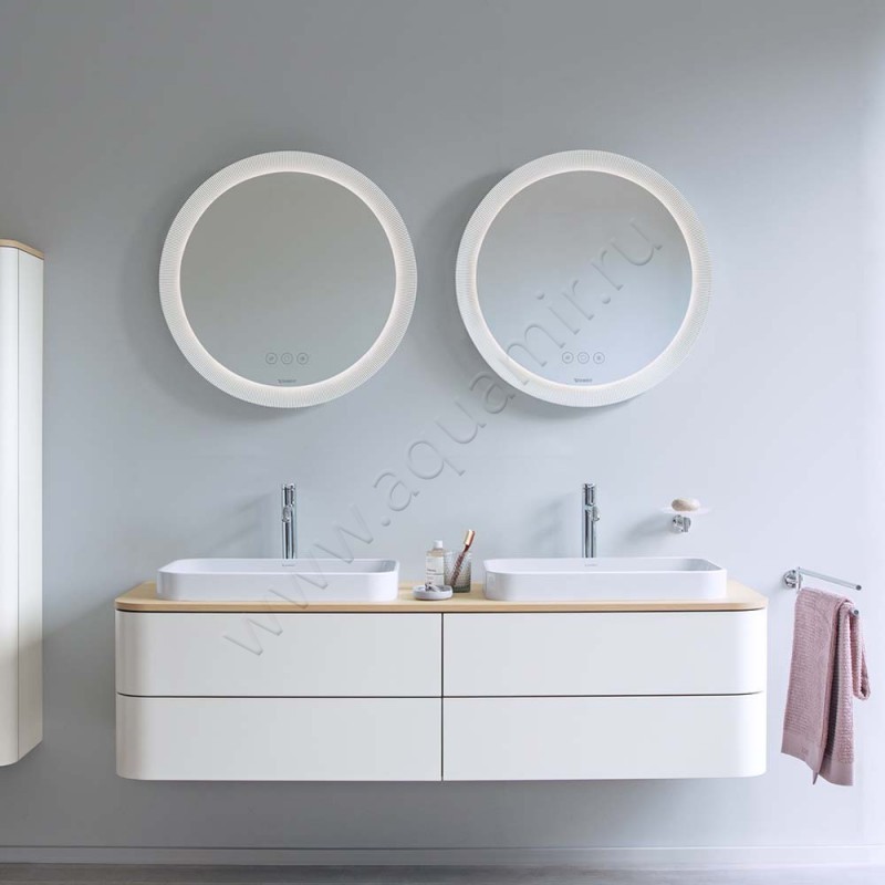 Раковина встраиваемая сверху на столешницу Duravit Happy D.2 Plus 60 см 2360600000 в интерьере