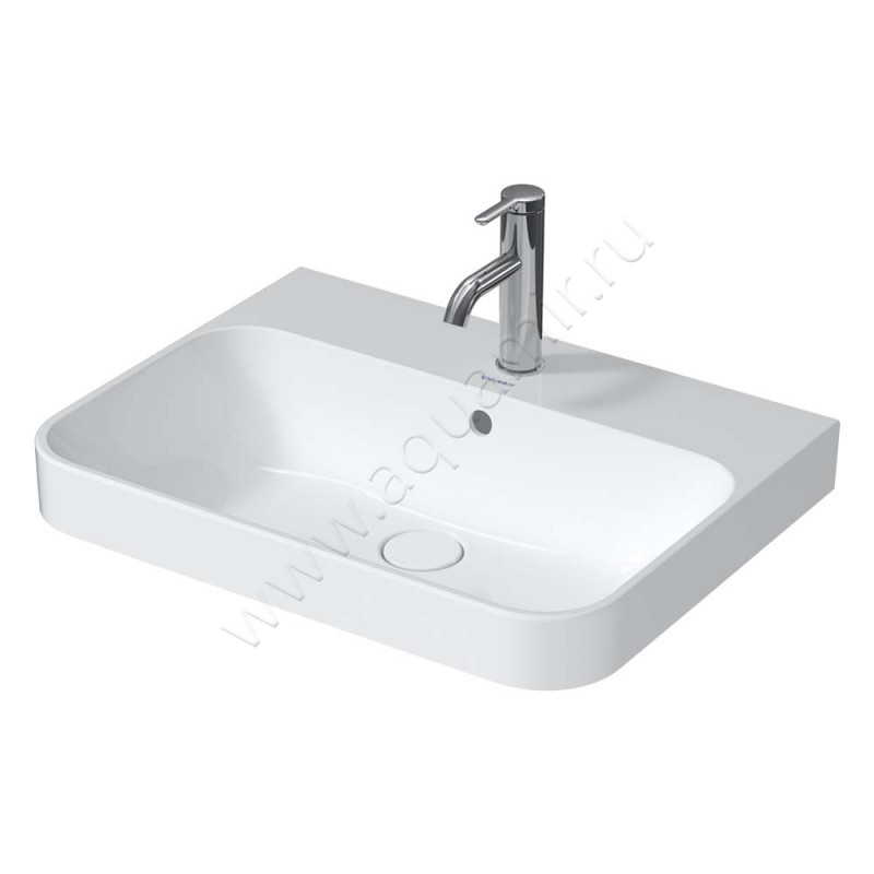 Раковина встраиваемая сверху на столешницу Duravit Happy D.2 Plus 60 см 2360600000 в интерьере