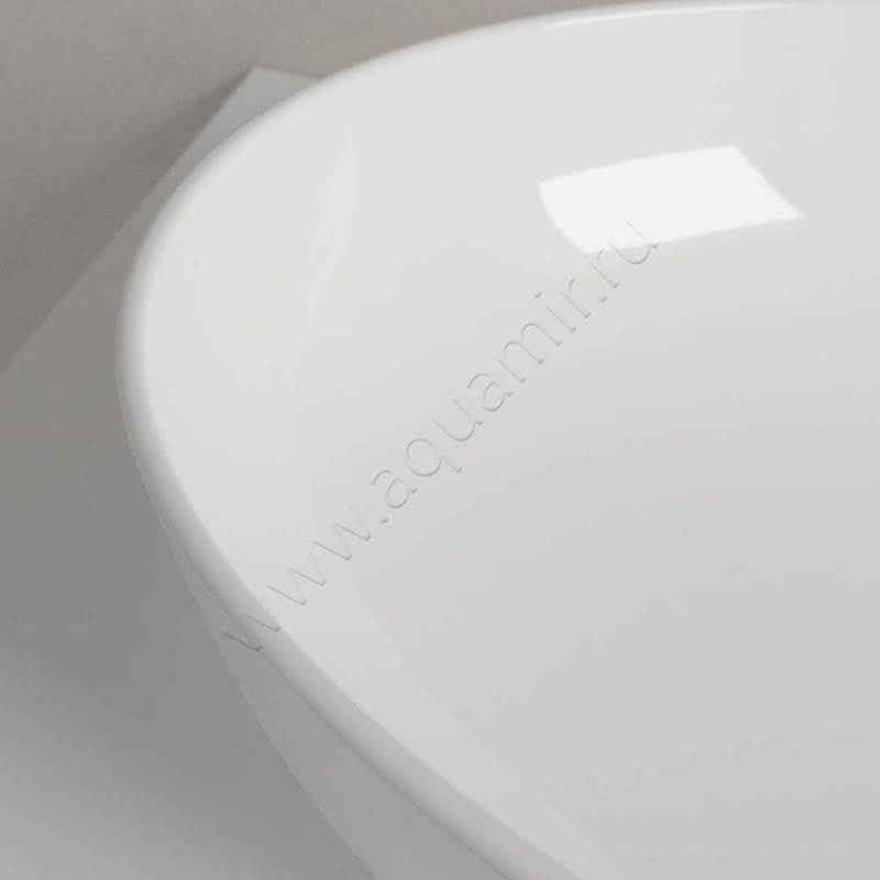Раковина-чаша накладная Villeroy & Boch Artis 61 см, фарфор, белый матовый/stone white 419861RW в интерьере