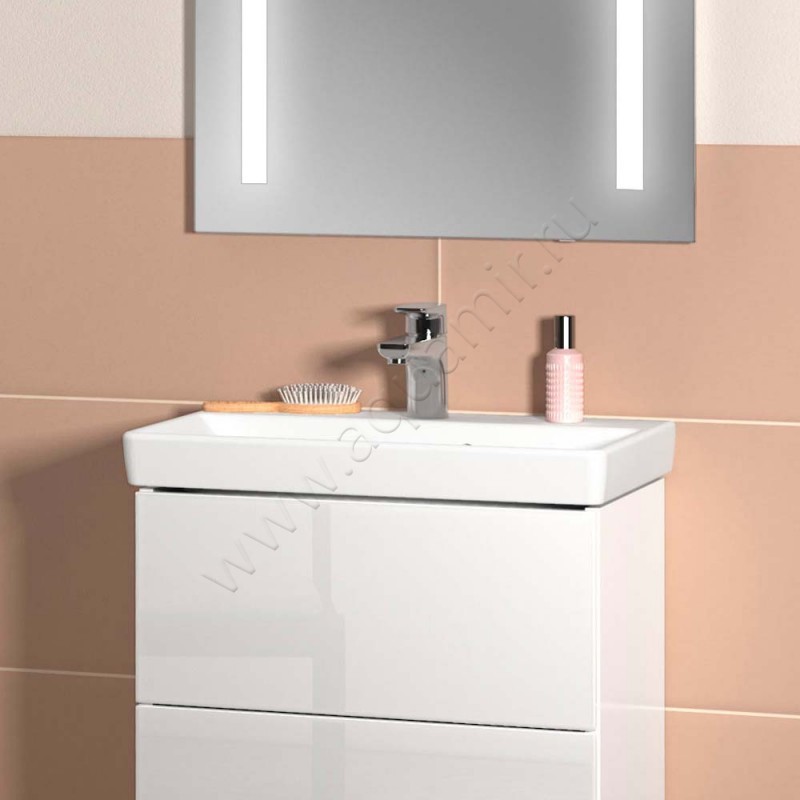 Рукомойник подвесной Villeroy & Boch Avento 55 см, фарфор, белый глянец/white alpin 4A005501 в интерьере