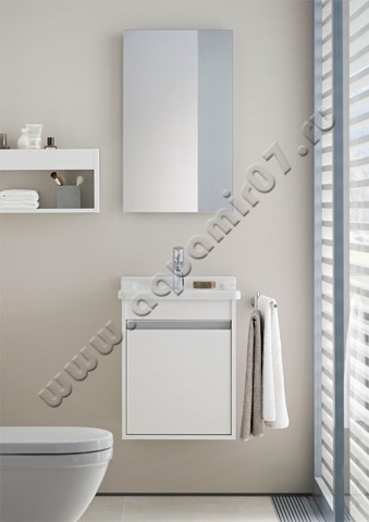 Тумба под раковину Duravit Ketho 44 см KT6662L1818 в интерьере