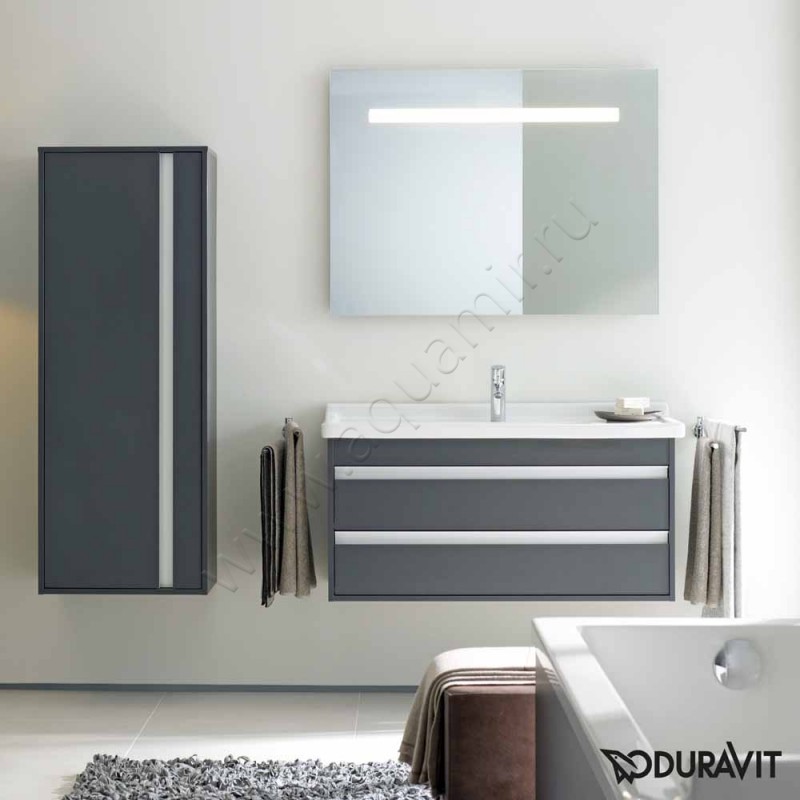 Тумба для раковины Duravit Ketho KT664501818 в интерьере