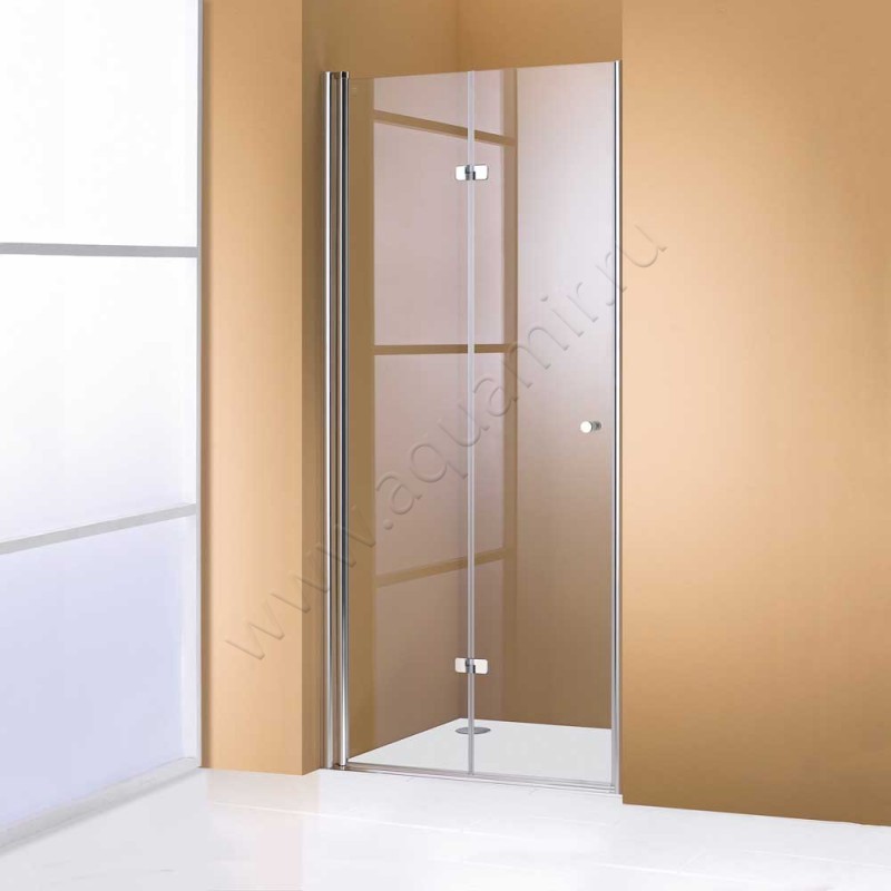 Складная душевая дверь для боковой стенки/боковой двери Huppe 501 Design pure 510952087321 в интерьере
